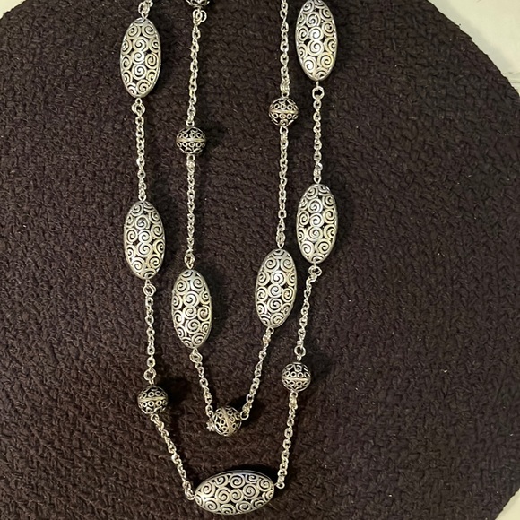 Chico’s Necklace and Earrings Set - Picture 3 of 9